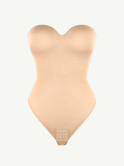 Strapless Underwire One-Piece Tummy Control Bodysuit Shapewear