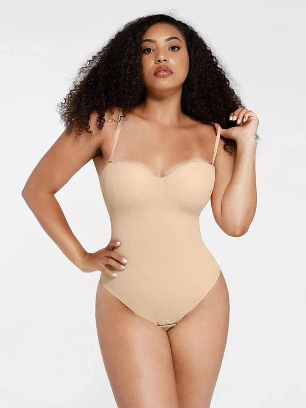 Strapless Underwire One-Piece Tummy Control Bodysuit Shapewear