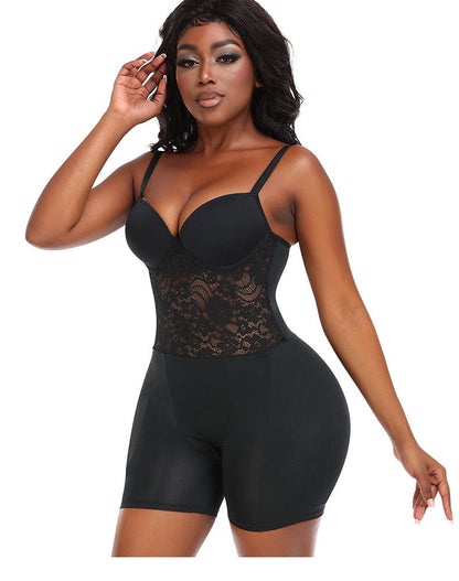 Tummy Control and Hip Lifting Shapewear Low Back Bodysuit