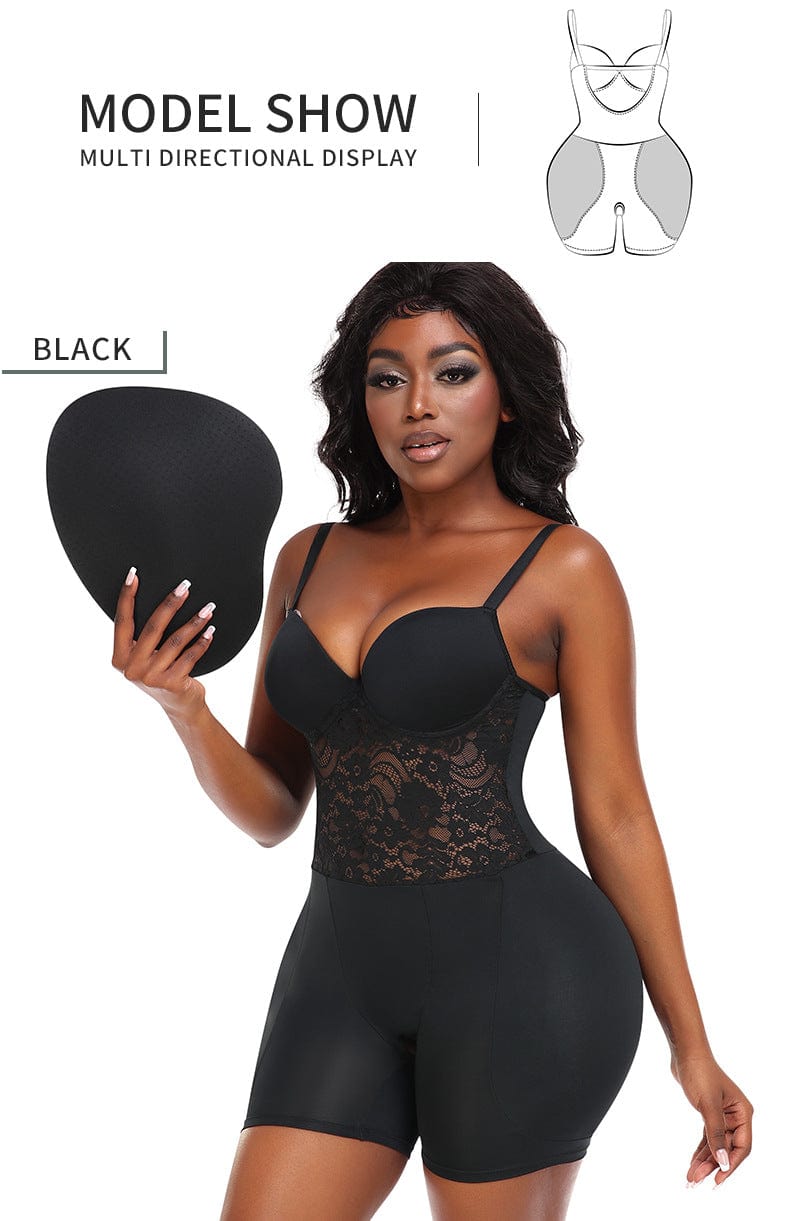 Tummy Control and Hip Lifting Shapewear Low Back Bodysuit