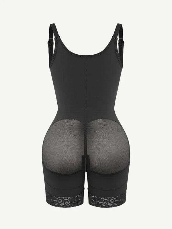 Tummy Control Lace Open Bust Shapewear Bodysuit