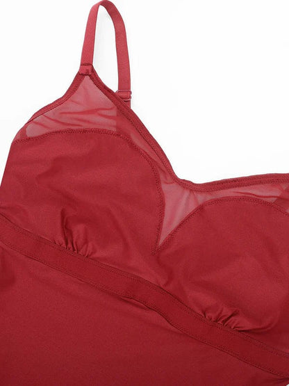Tummy Control Mesh Bridal Shapewear Bodysuit