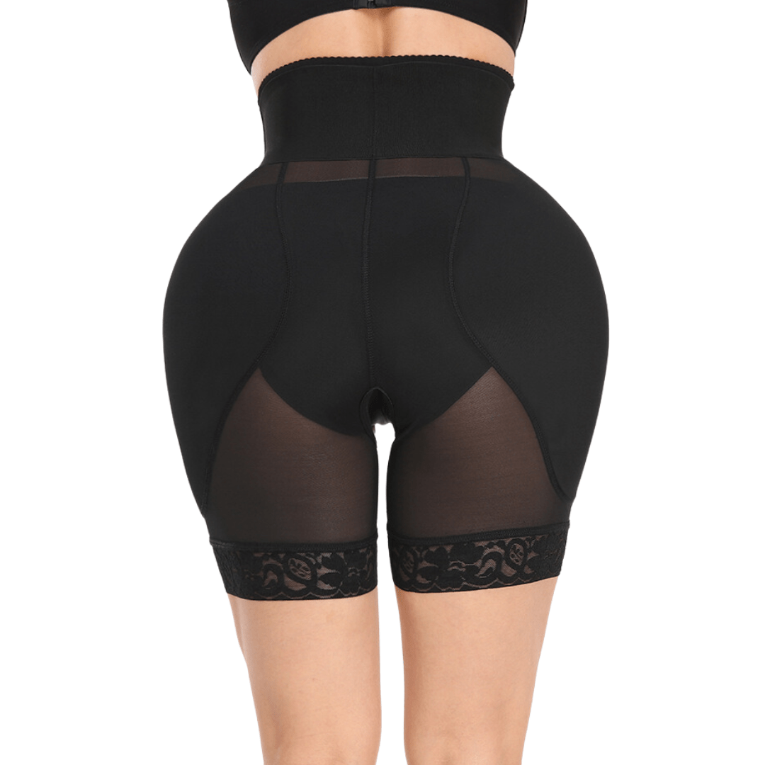 Tummy Control Shaper Shorts with Waist Band and Open Gusset