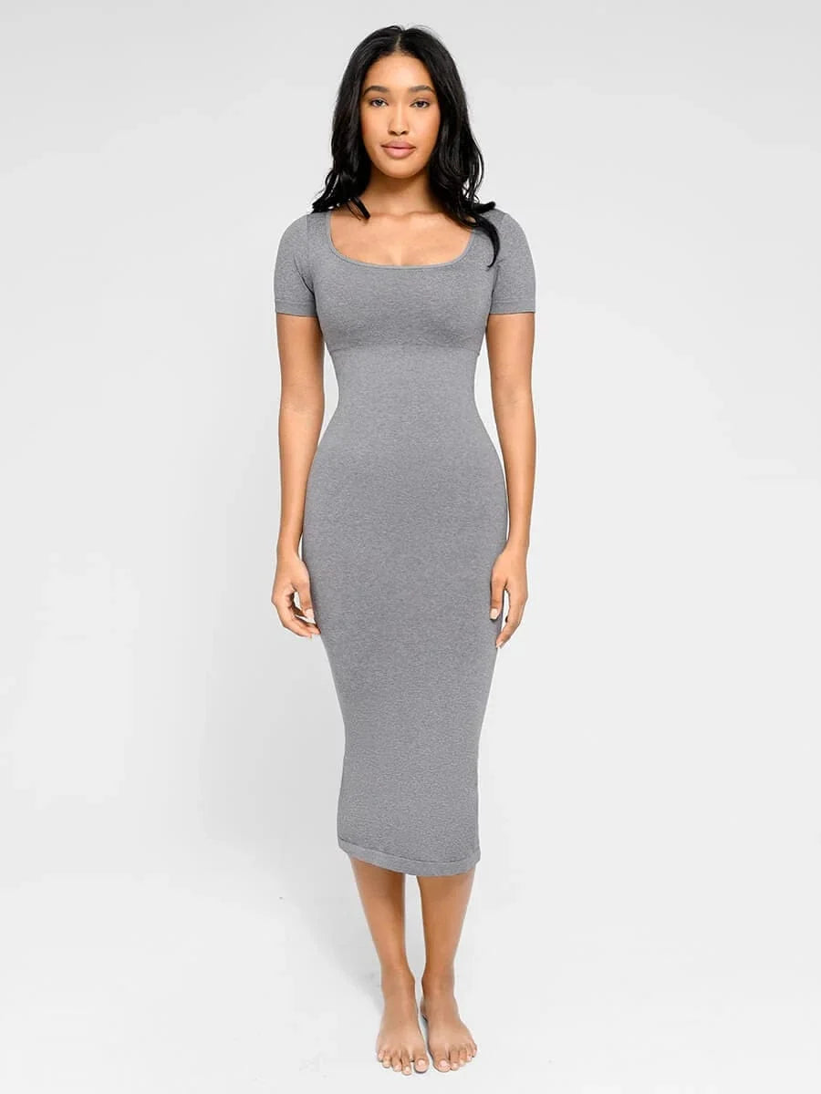 U Shaped Open Bust Tummy Control Shapewear Bodysuit