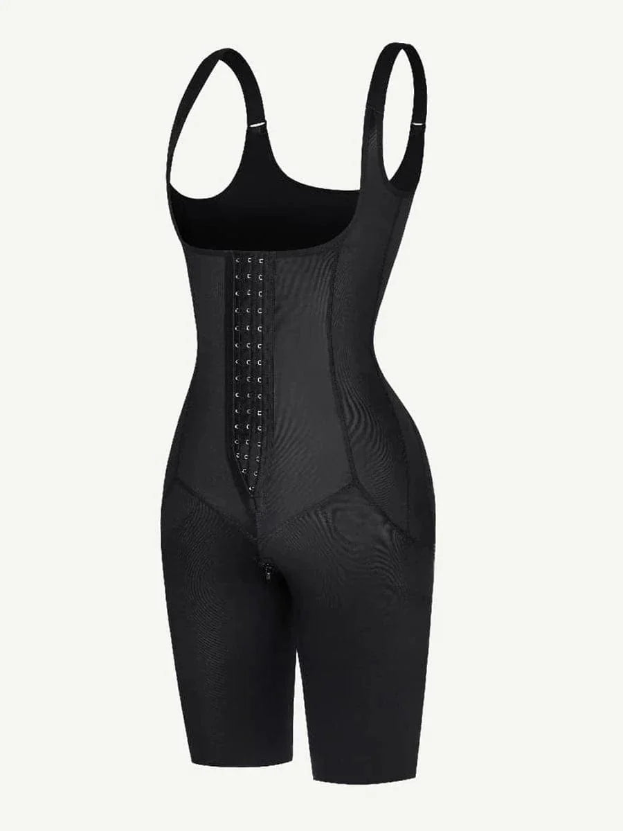 U Shaped Open Bust Tummy Control Shapewear Bodysuit
