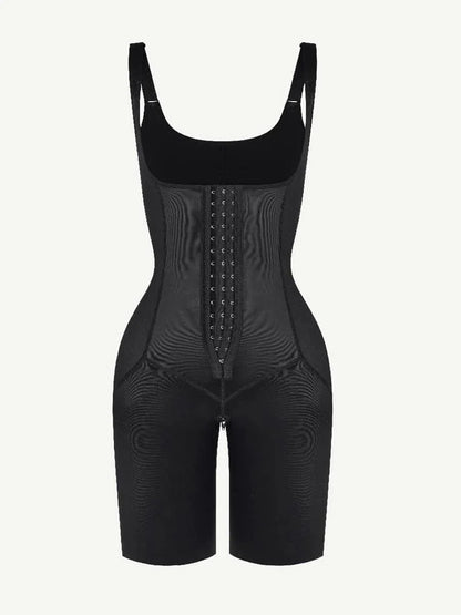 U Shaped Open Bust Tummy Control Shapewear Bodysuit