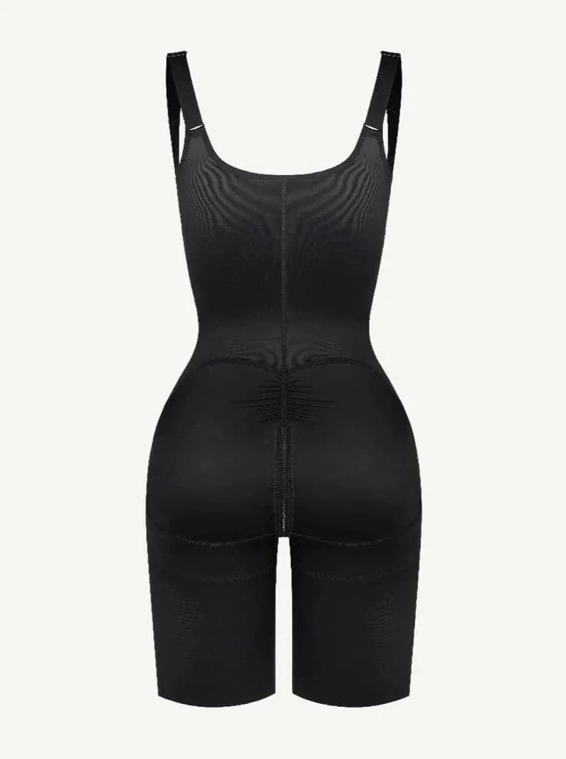 U Shaped Open Bust Tummy Control Shapewear Bodysuit