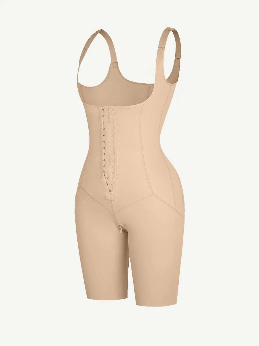 U Shaped Open Bust Tummy Control Shapewear Bodysuit