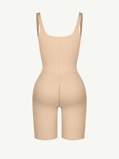 U Shaped Open Bust Tummy Control Shapewear Bodysuit