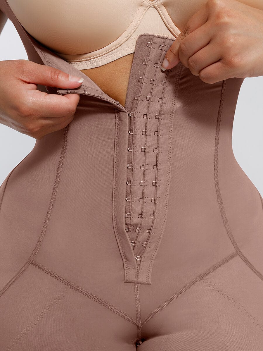 U Shaped Open Bust Tummy Control Shapewear Bodysuit