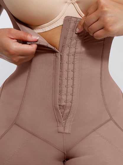 U Shaped Open Bust Tummy Control Shapewear Bodysuit