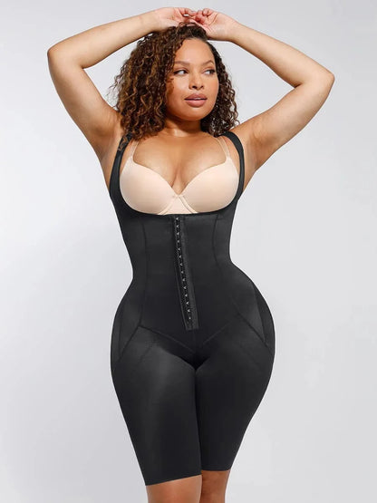 U Shaped Open Bust Tummy Control Shapewear Bodysuit