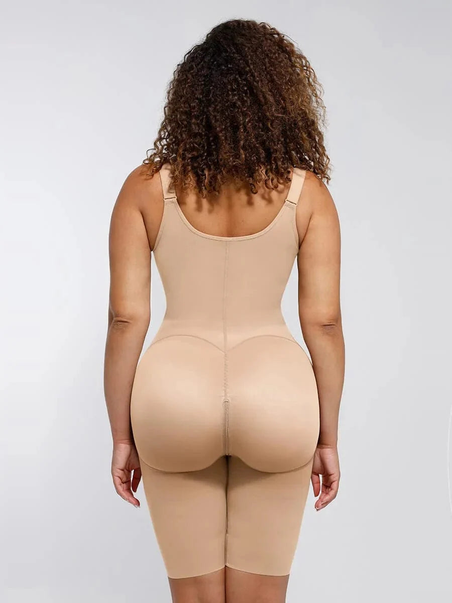 U Shaped Open Bust Tummy Control Shapewear Bodysuit