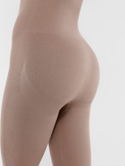 Seamless Yoga Jumpsuit with Built-in Bra Sculpting Butterfly Back Workout Bodysuit