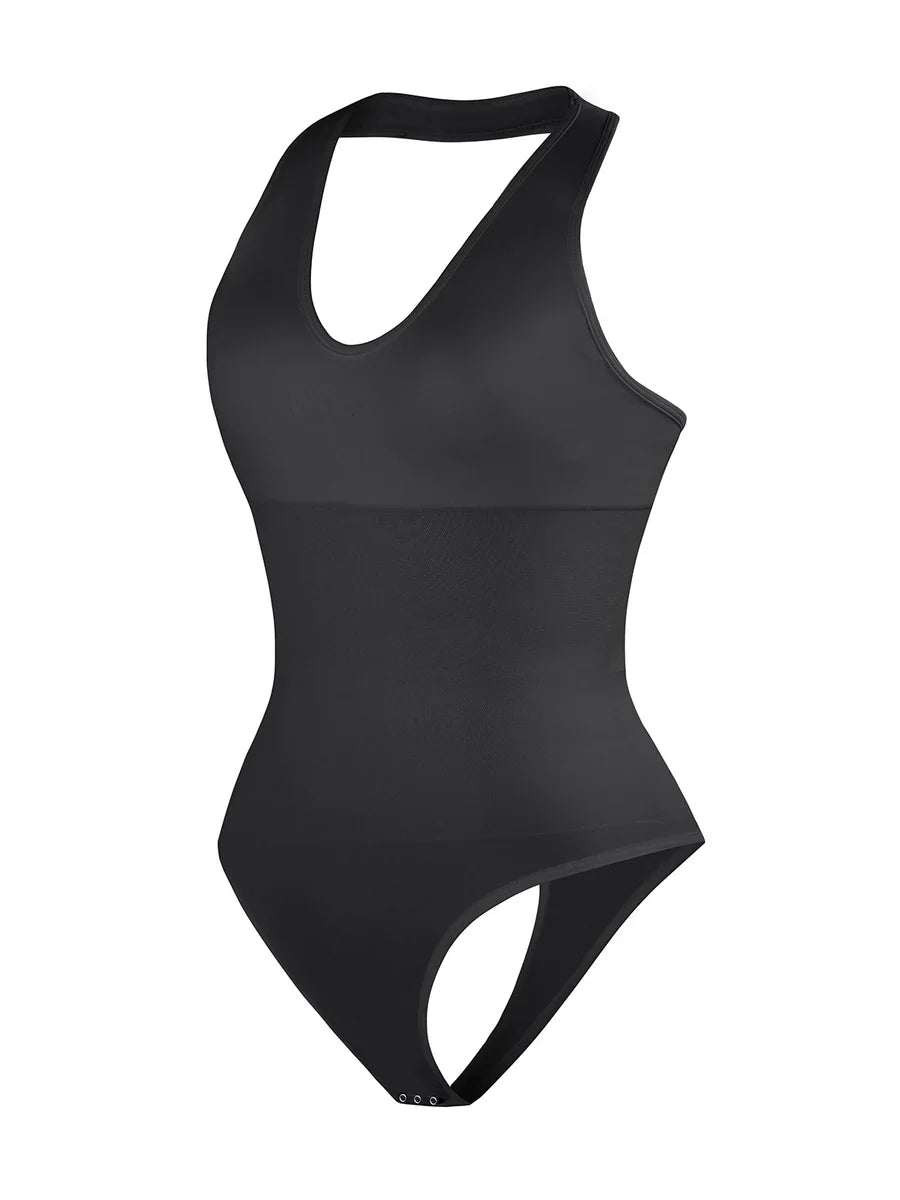 Waist Control Halter Neck Shapewear Bodysuit