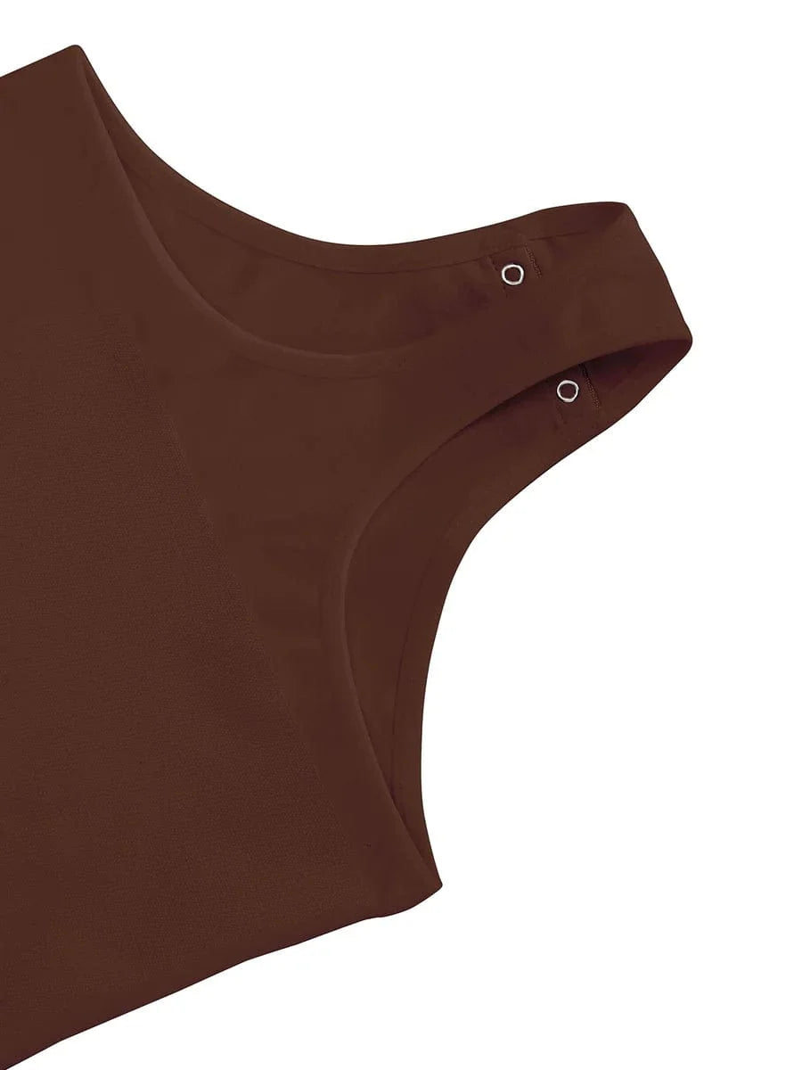 Waist Control Halter Neck Shapewear Bodysuit