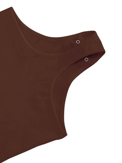 Waist Control Halter Neck Shapewear Bodysuit