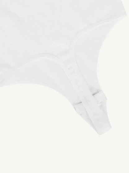 Waist Sculpting Tummy Control One Shoulder Shapewear Bodysuit