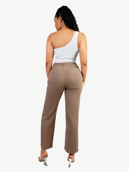 Waist Sculpting Tummy Control One Shoulder Shapewear Bodysuit