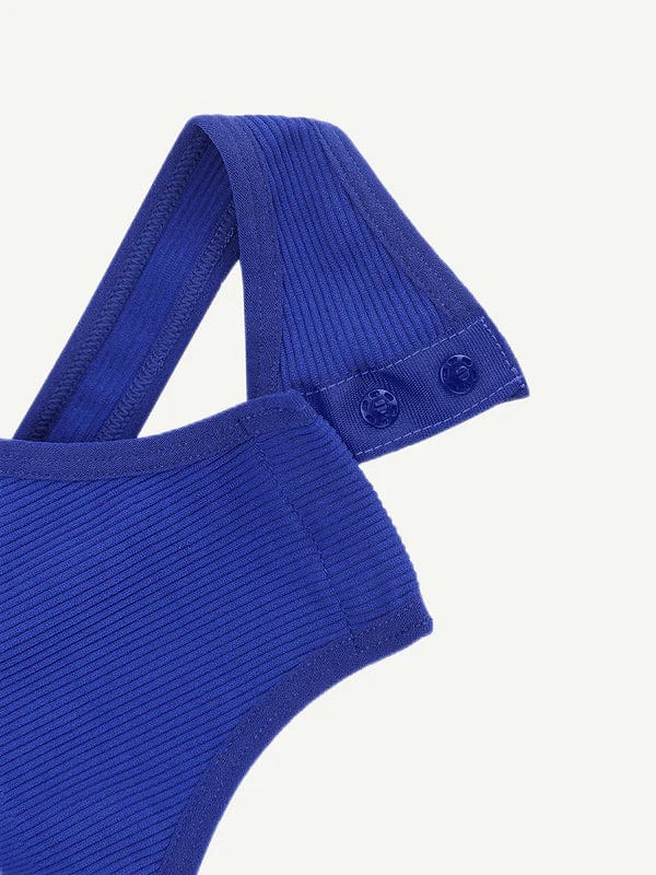 Waist Sculpting Tummy Control One Shoulder Shapewear Bodysuit