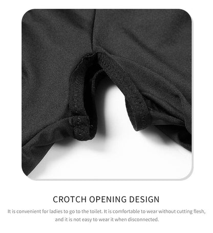Women Bum Lifting Tummy Control Shaping Bodysuit with Hip Pads