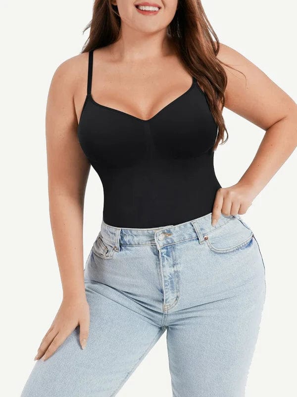Sculpting Tummy Control Body Thong Shapewear Bodysuit