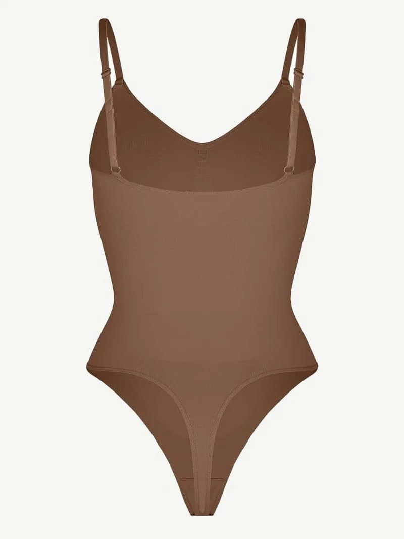 Sculpting Tummy Control Body Thong Shapewear Bodysuit