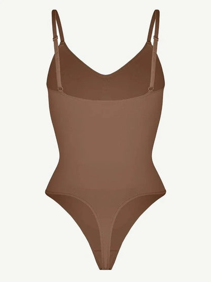 Sculpting Tummy Control Body Thong Shapewear Bodysuit