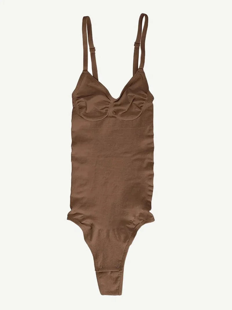 Sculpting Tummy Control Body Thong Shapewear Bodysuit