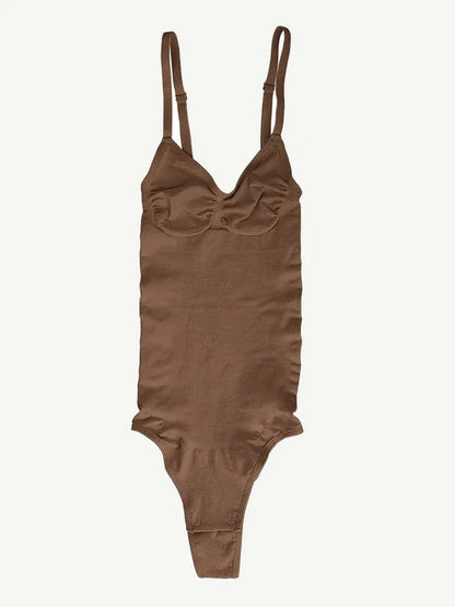 Sculpting Tummy Control Body Thong Shapewear Bodysuit