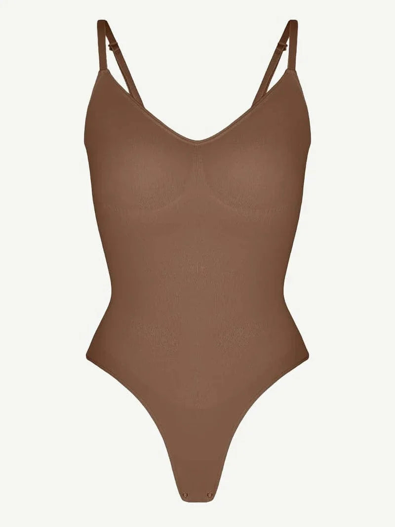 Sculpting Tummy Control Body Thong Shapewear Bodysuit