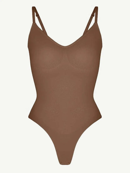 Sculpting Tummy Control Body Thong Shapewear Bodysuit