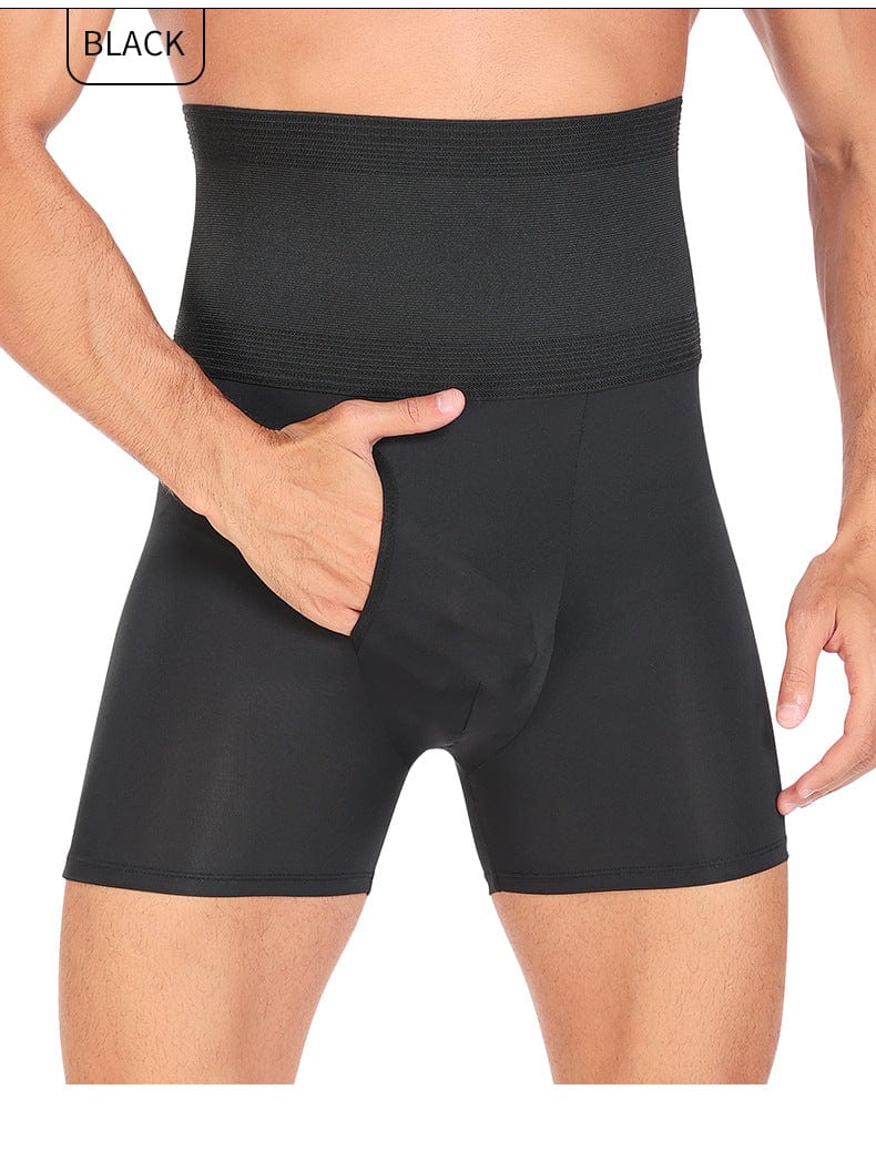 Men's High Waist Slimming and Tummy Control Shaping Boxer Shorts