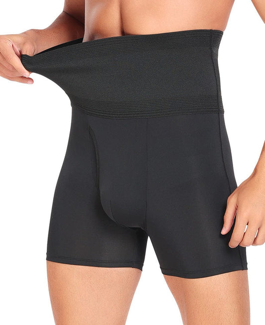 Men's High Waist Slimming and Tummy Control Shaping Boxer Shorts