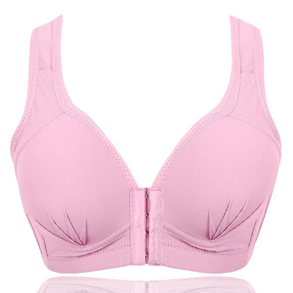 Seamless Non Wired Front Fastening Push Up Bra