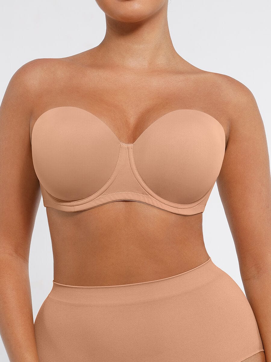 Push-Up Underwire Strapless Bra