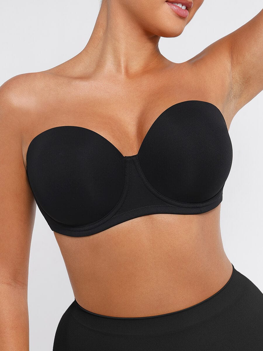 Push-Up Underwire Strapless Bra