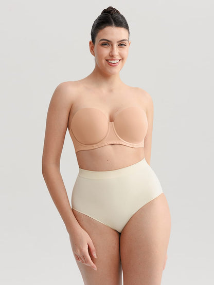 Push-Up Underwire Strapless Bra