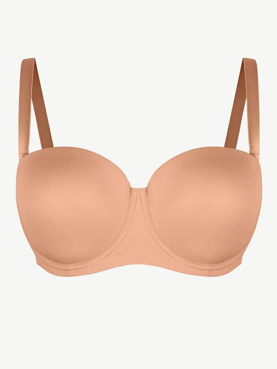 Push-Up Underwire Strapless Bra