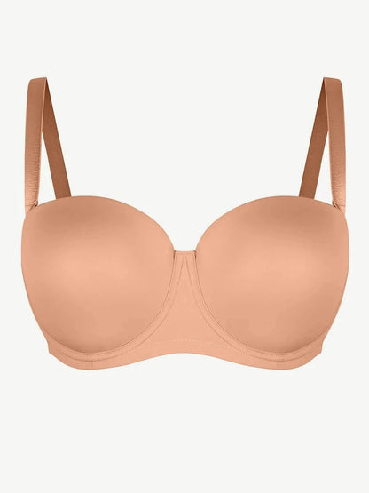 Push-Up Underwire Strapless Bra