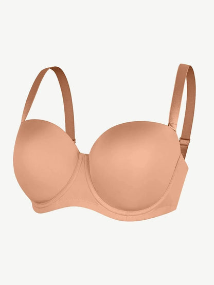 Push-Up Underwire Strapless Bra