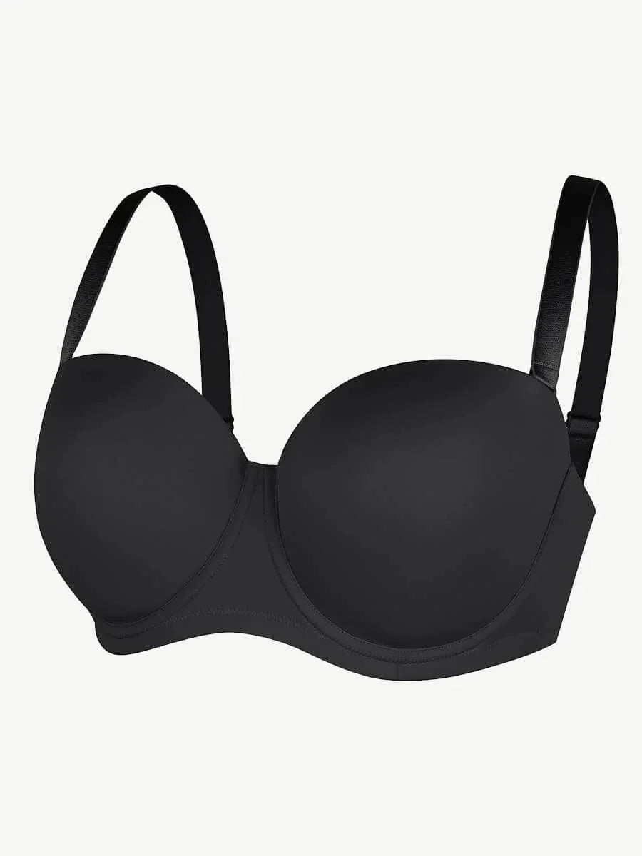 Push-Up Underwire Strapless Bra