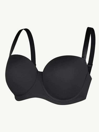Push-Up Underwire Strapless Bra