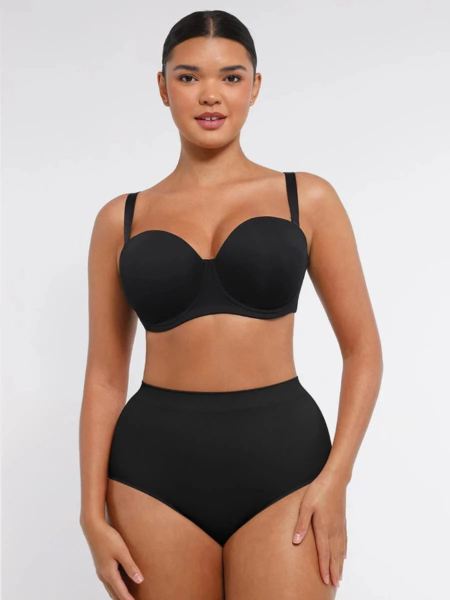 Push-Up Underwire Strapless Bra