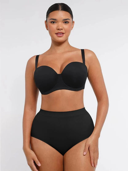 Push-Up Underwire Strapless Bra