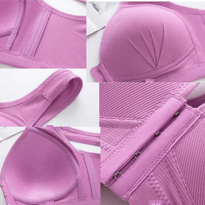 Seamless Non Wired Front Fastening Push Up Bra