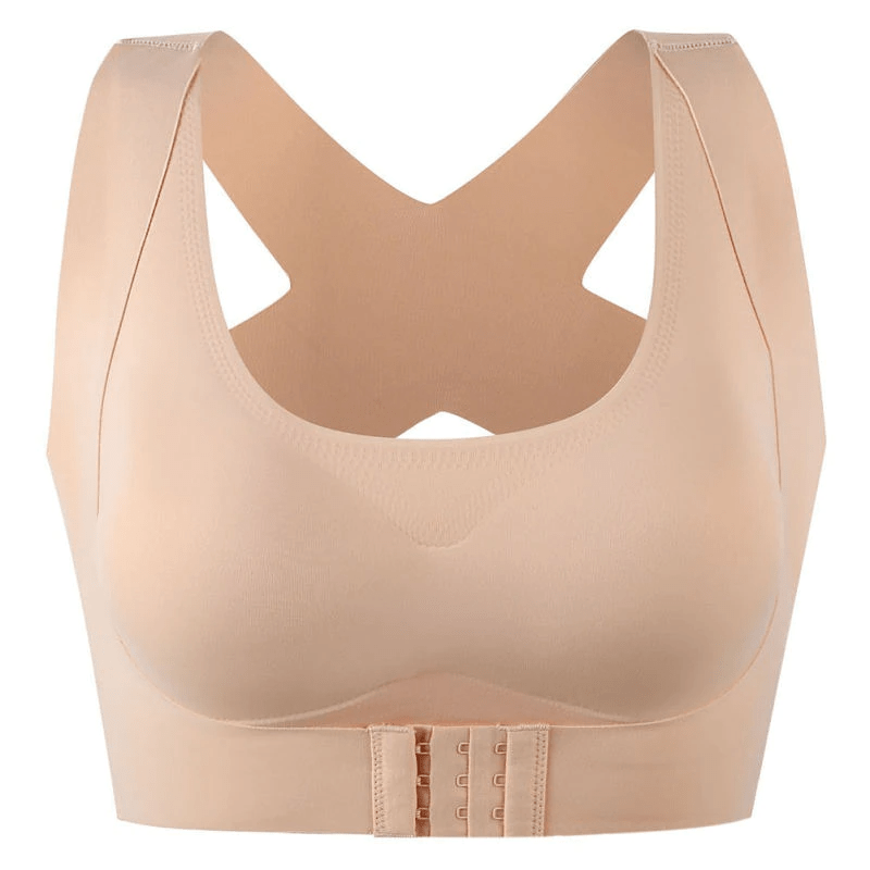 Women's Front Fastening Posture Support Bra Push Up Bralette