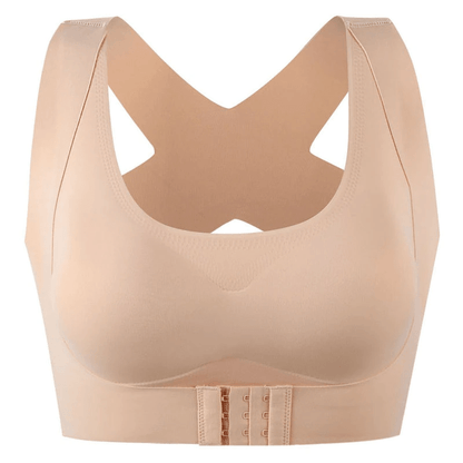 Women's Front Fastening Posture Support Bra Push Up Bralette