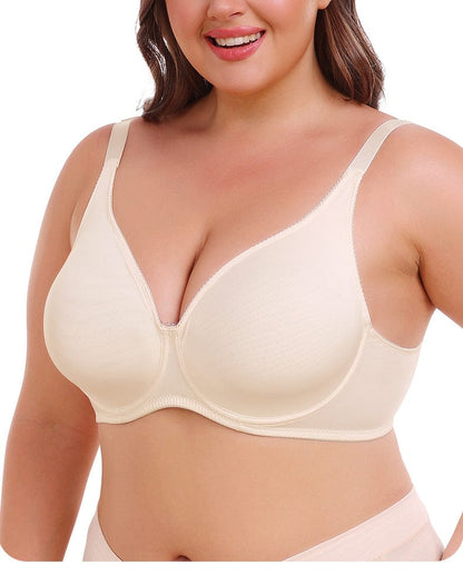 Plus Size Non Wired Pushup High Support Bra
