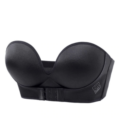 Women's Invisible Sexy Push-Up Bra Strapless with Front Buckle